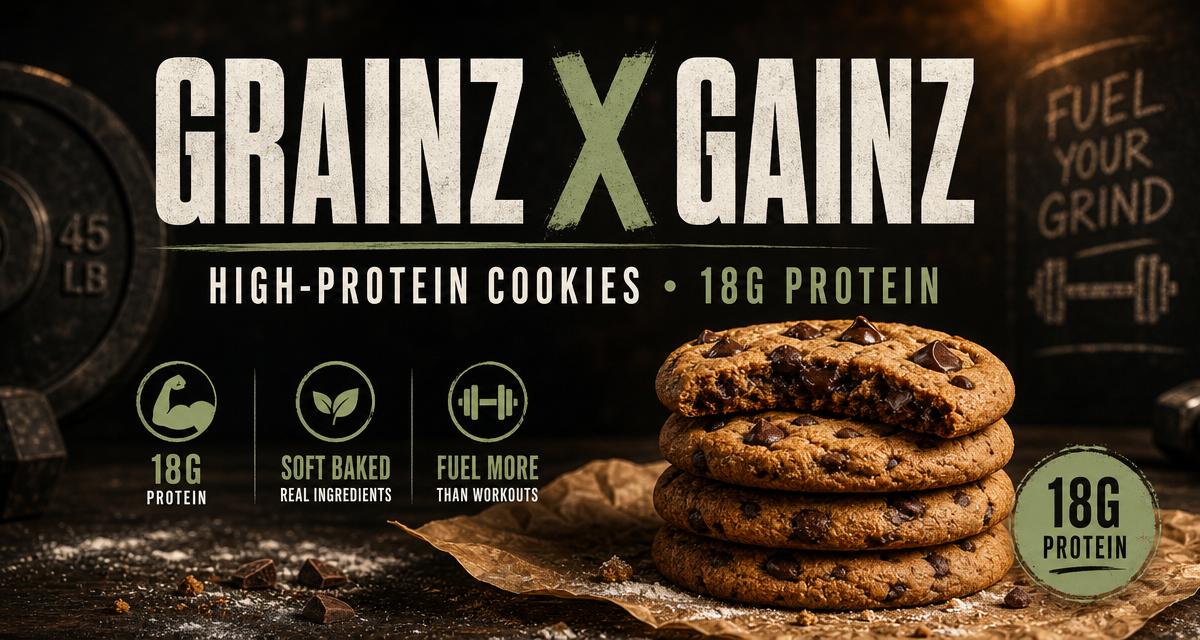 Chocolate White Chip | 17g Protein Cookie | Grainz x Gainz